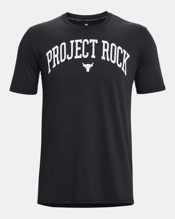 Men's Project Rock Payoff Short Sleeve in Black image number 4